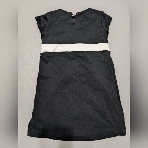 Old Navy Elegant Black Kids Dress with White Bow - Picture 2 of 3